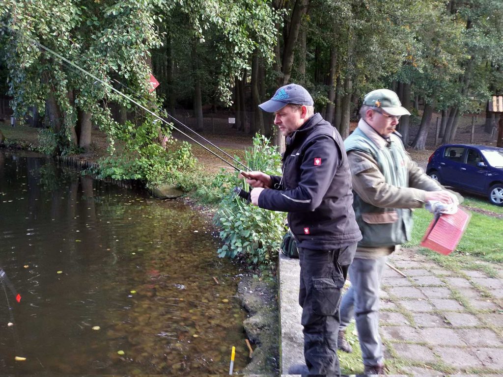 “Hegefischen” an den Gemauerten Teichen
