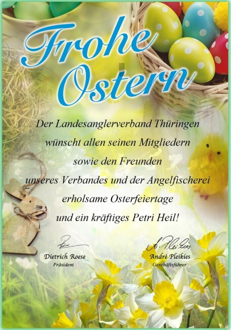 Ostergrüße vom LAVT Ostergrüße vom LAVT